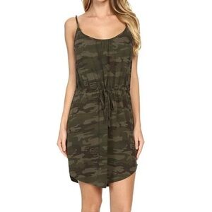 Sanctuary Mother Nature Camo Beach Mini Dress Size XS